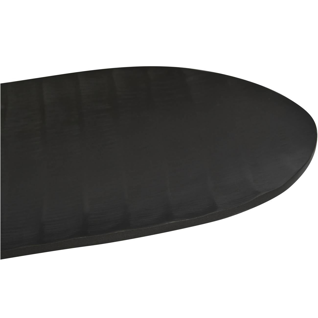 Iconic Ripples Graphite Aluminium Elliptical Platter