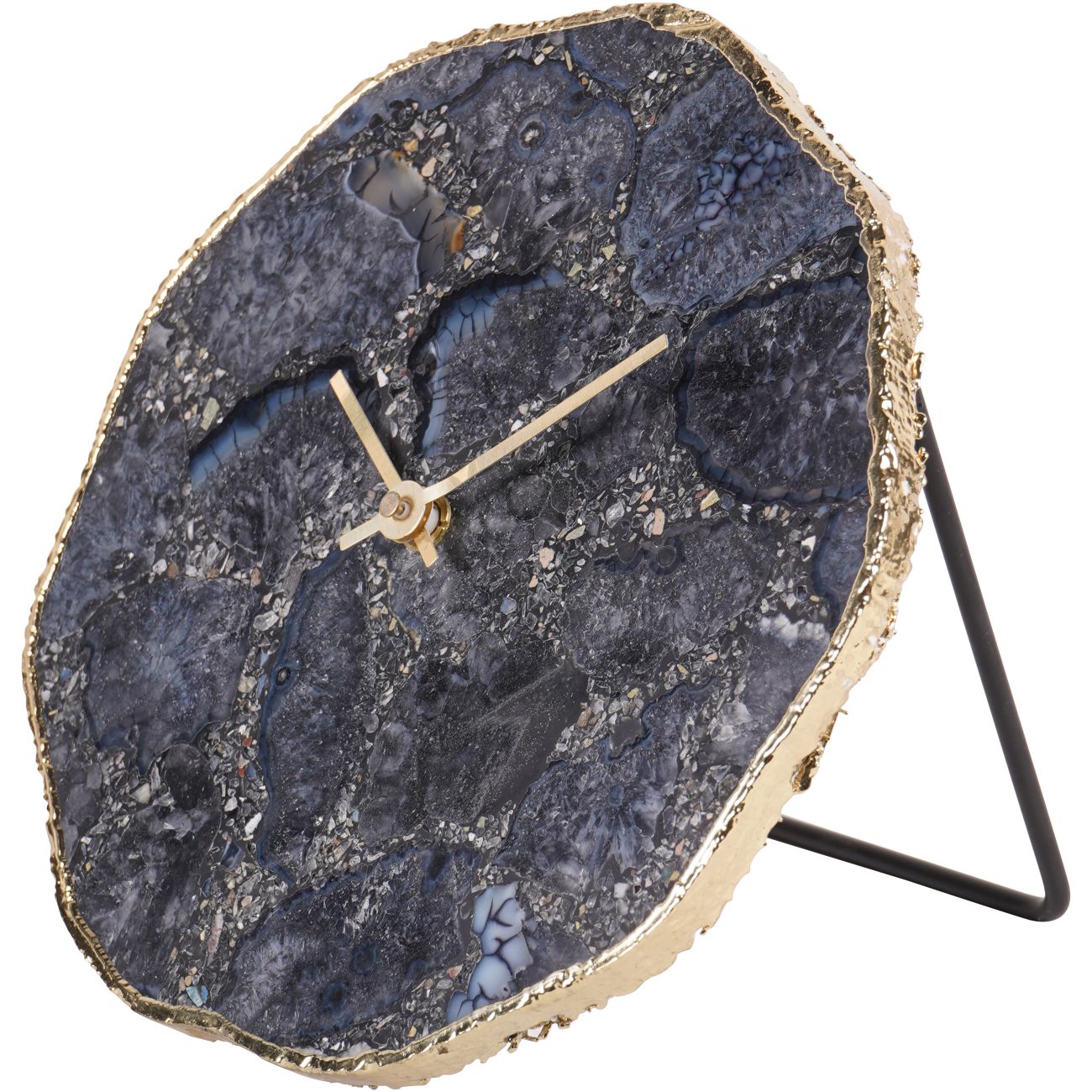 Smokey Agate Mantel Clock