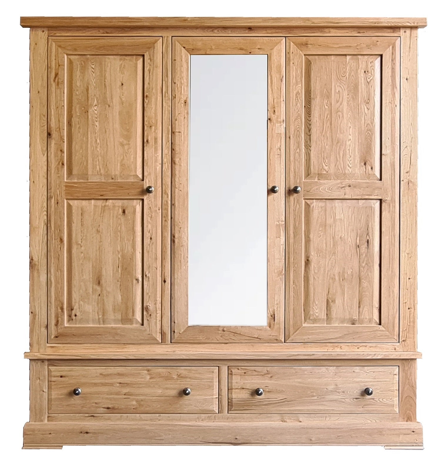 Chichester Triple Wardrobe with 2 Drawers