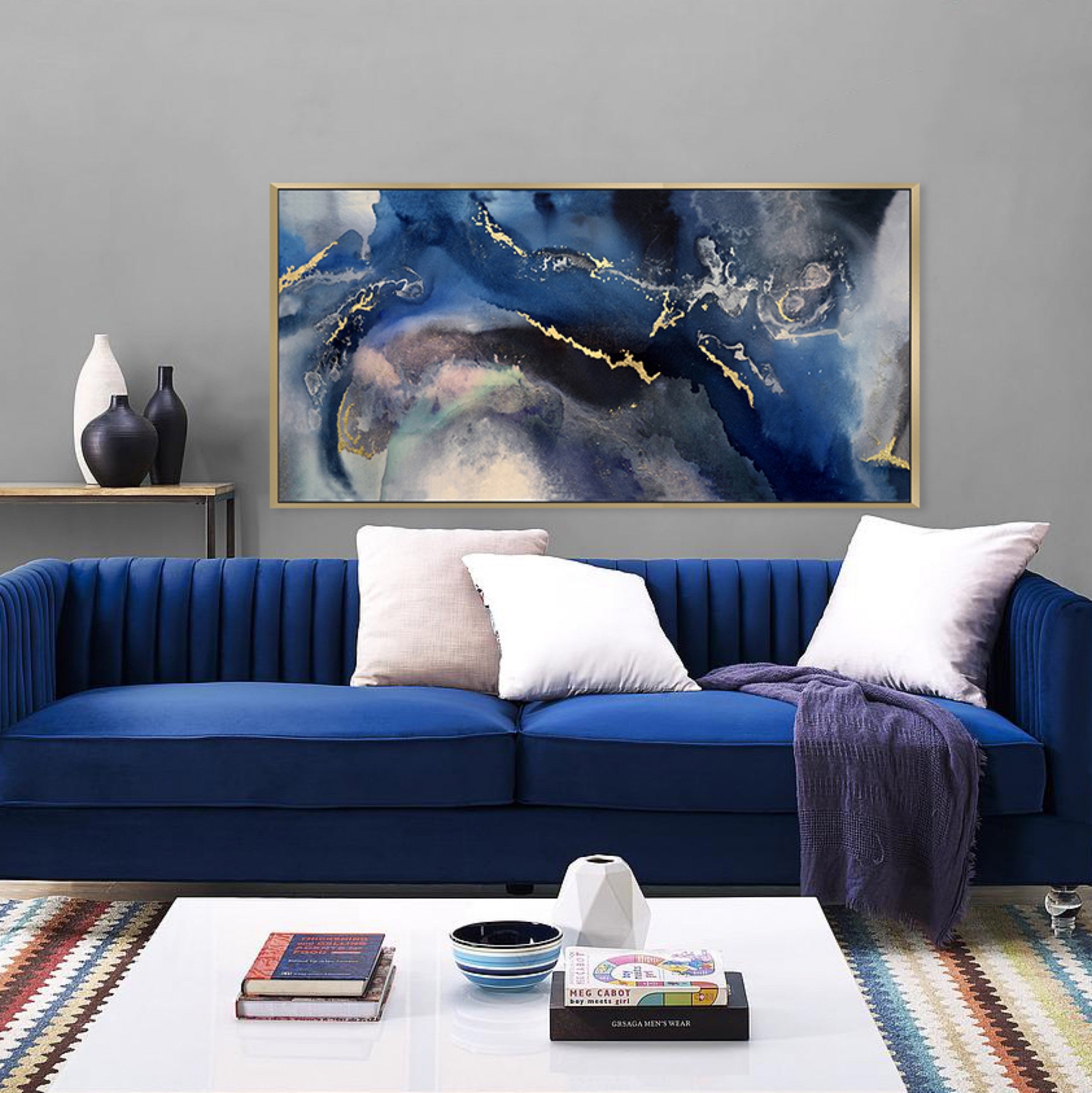 Flux 1 Framed Canvas