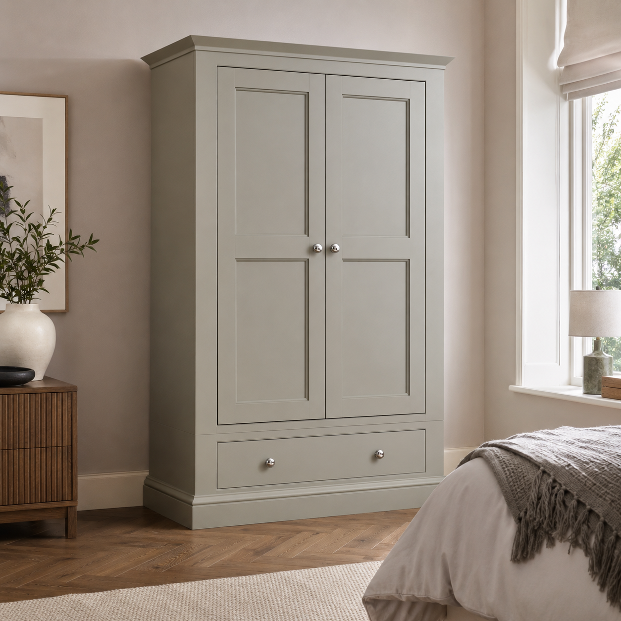 Hardwick 2 Door 1 Drawer Wardrobe