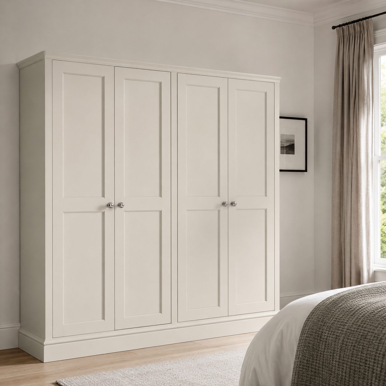 Hardwick Quad Wardrobe - Full Hanging