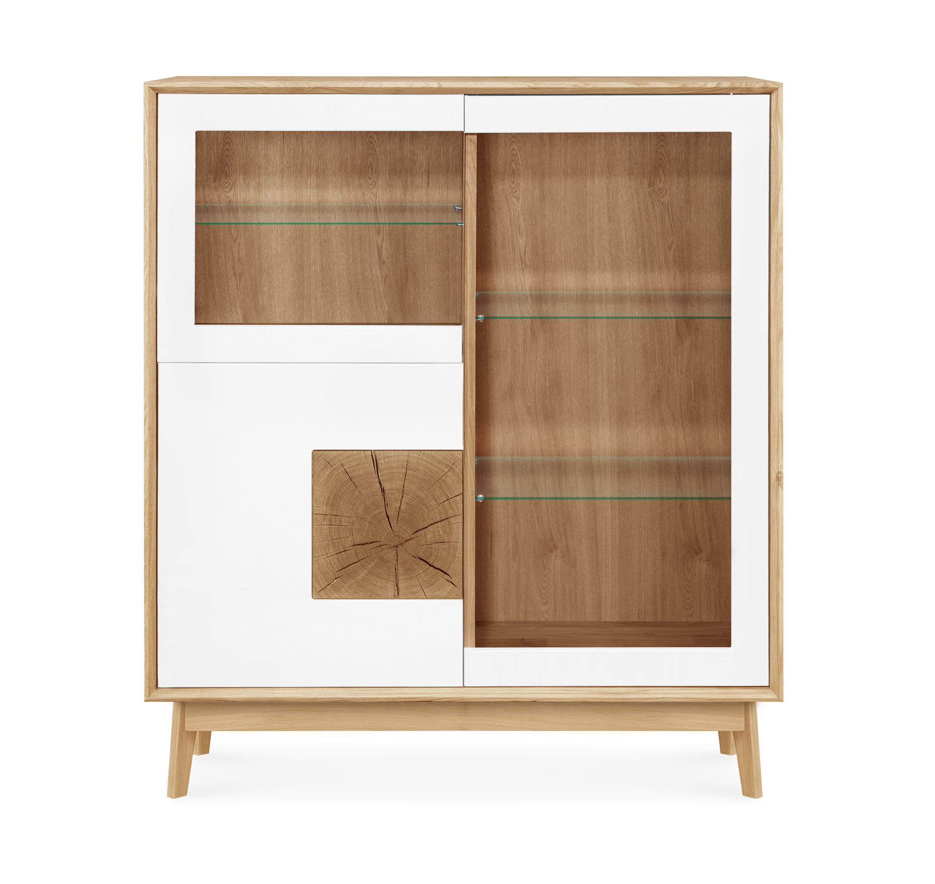 Manhattan Low Wide Display Cabinet