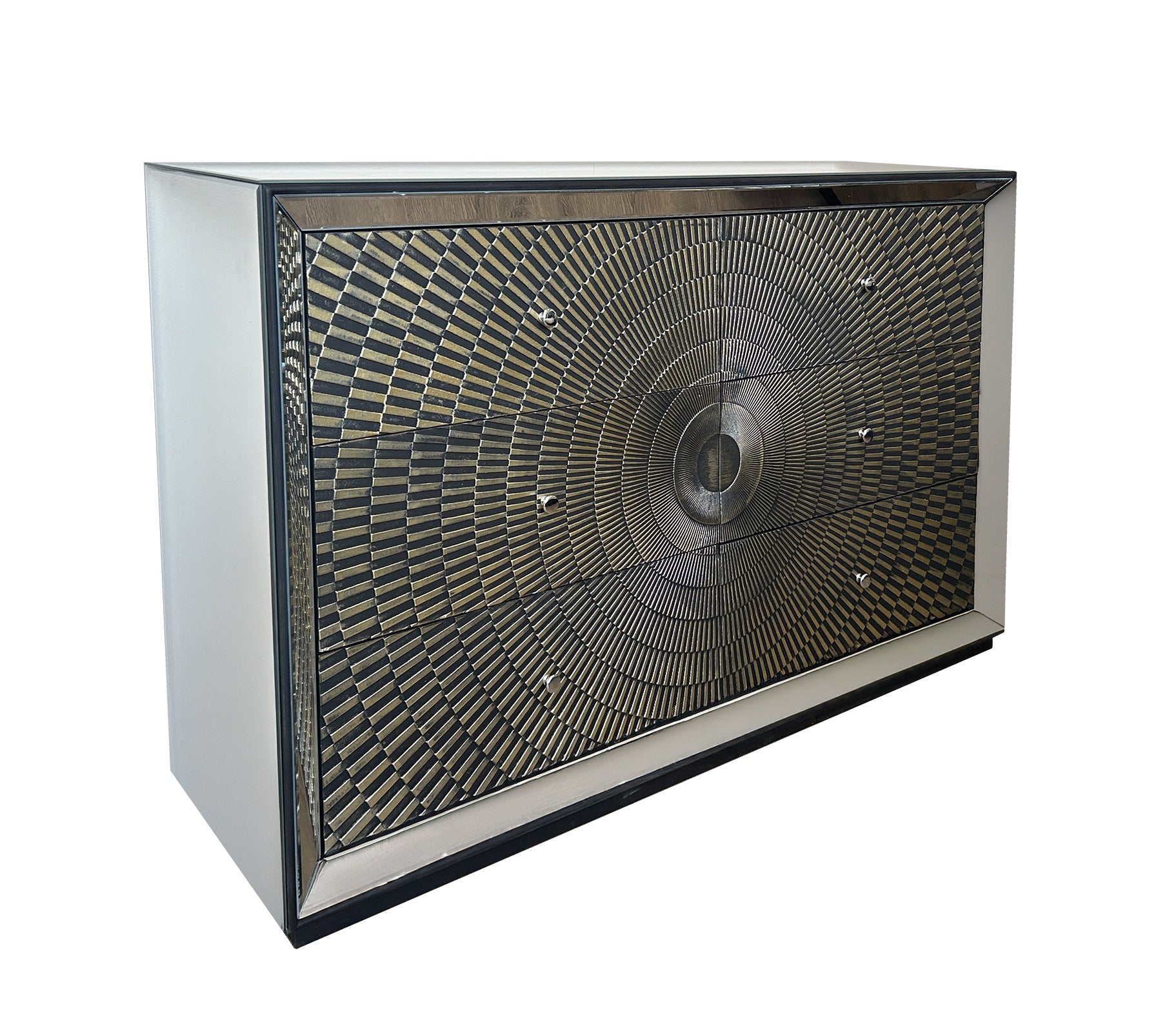 Venetian Circles 6 Drawer Chest