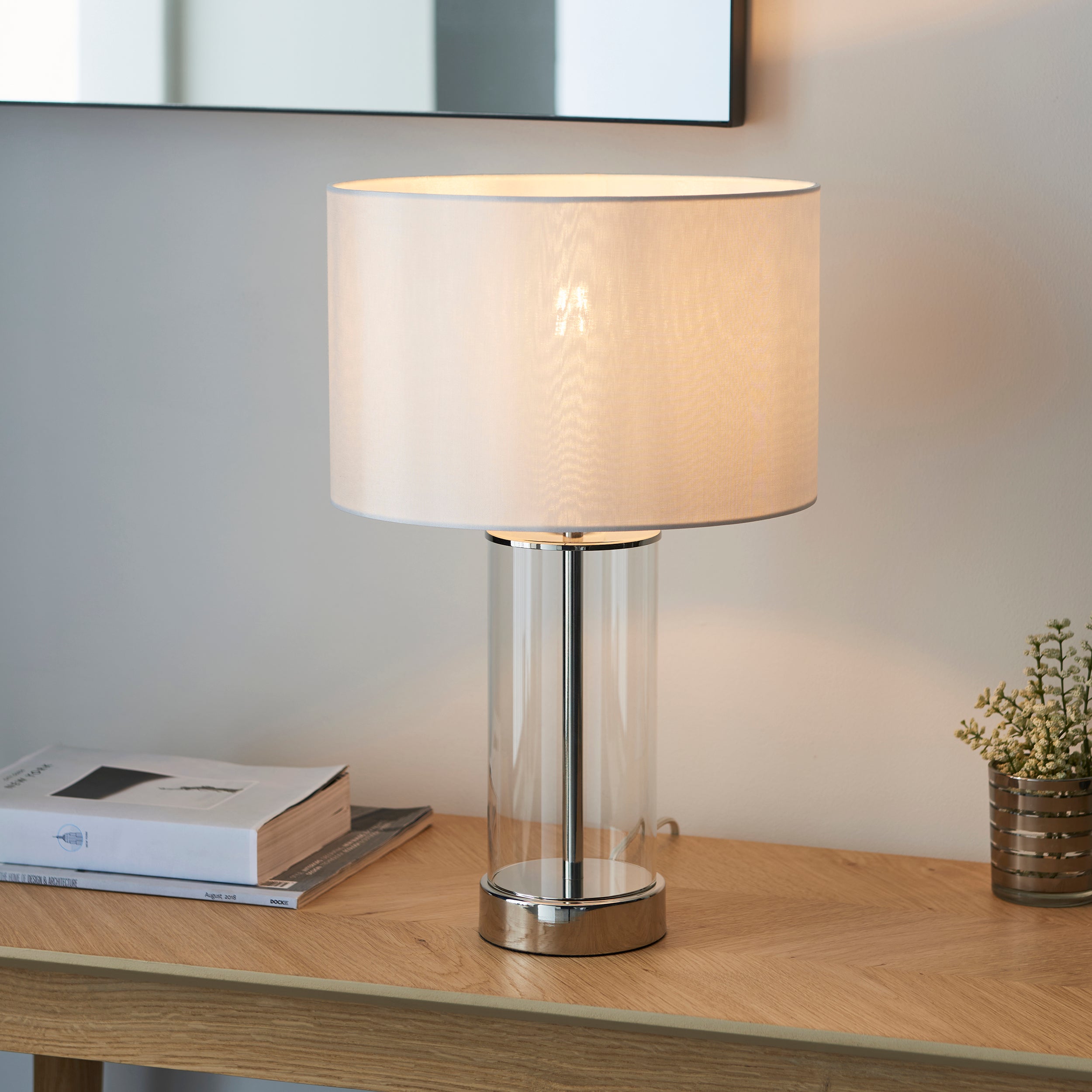 Lessina Small Touch Lamp - Silver