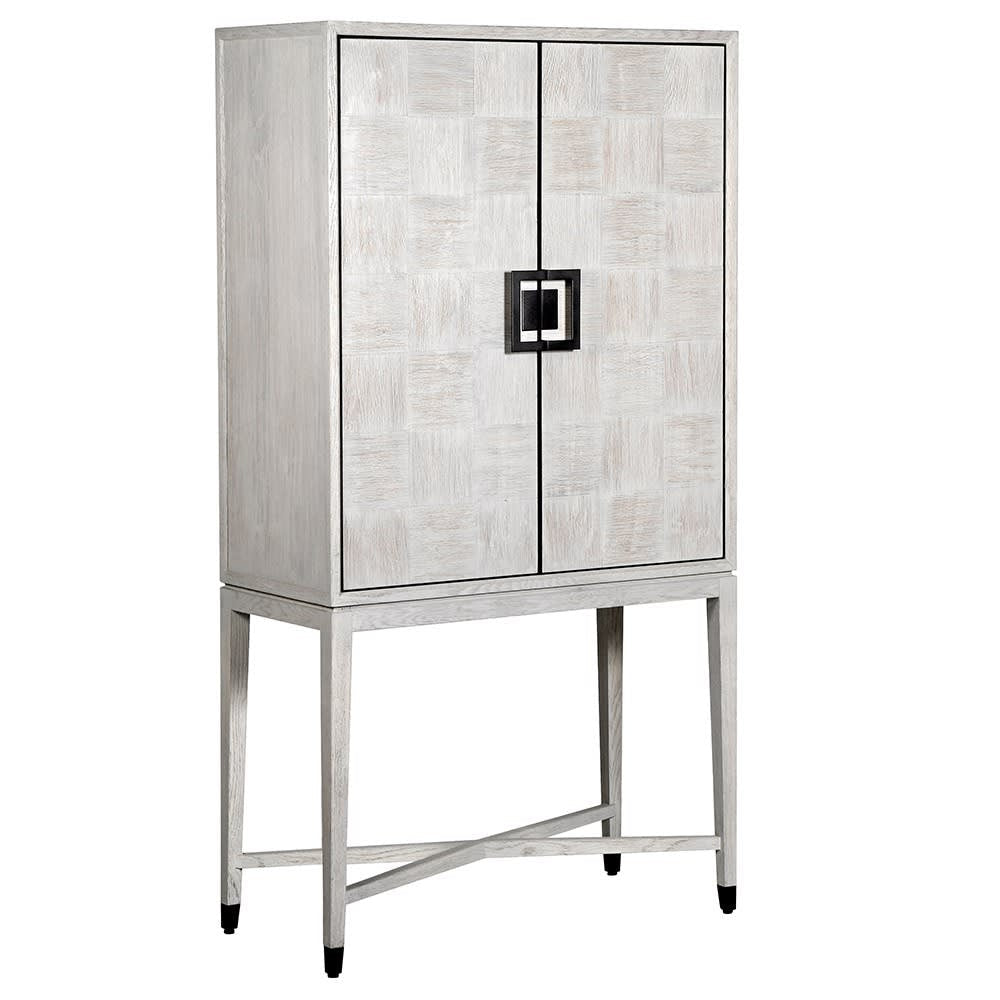 Cliveden White Drinks Cabinet - Pavilion Interiors