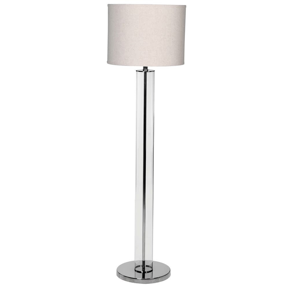 Glass Base Floor Lamp - Pavilion Interiors