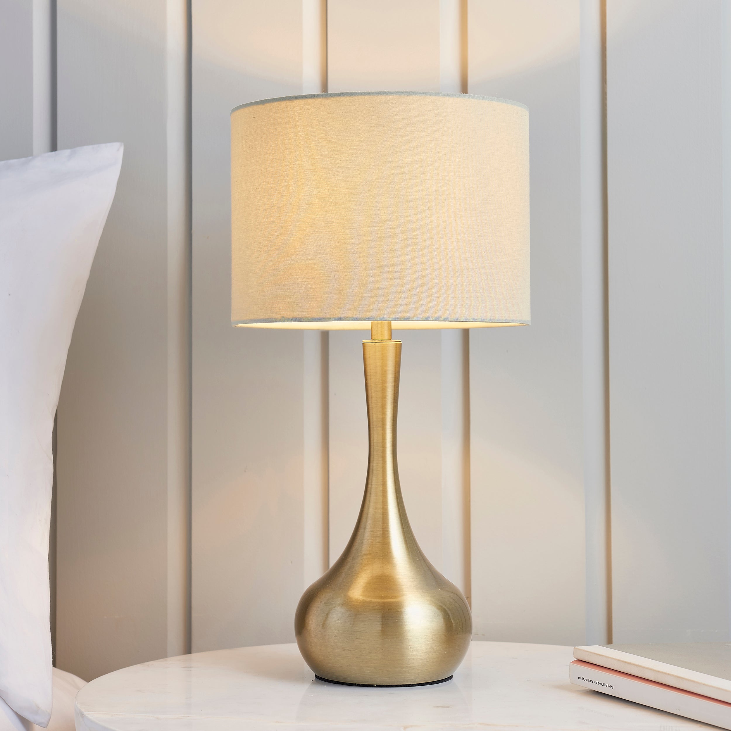 Piccadilly Touch Lamp - Brass - Pavilion Interiors