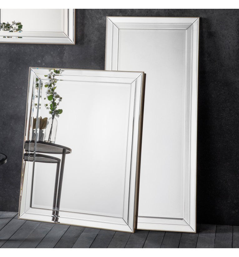 Venetian Double Step Mirror (ROS) - Pavilion Interiors