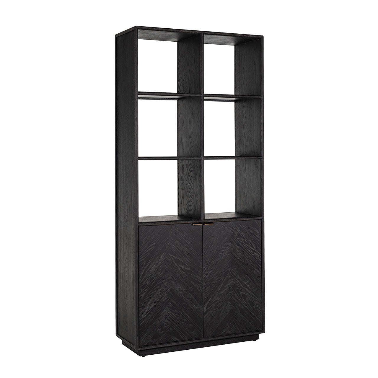 Arundel Brass 2 Door Bookcase - Pavilion Interiors