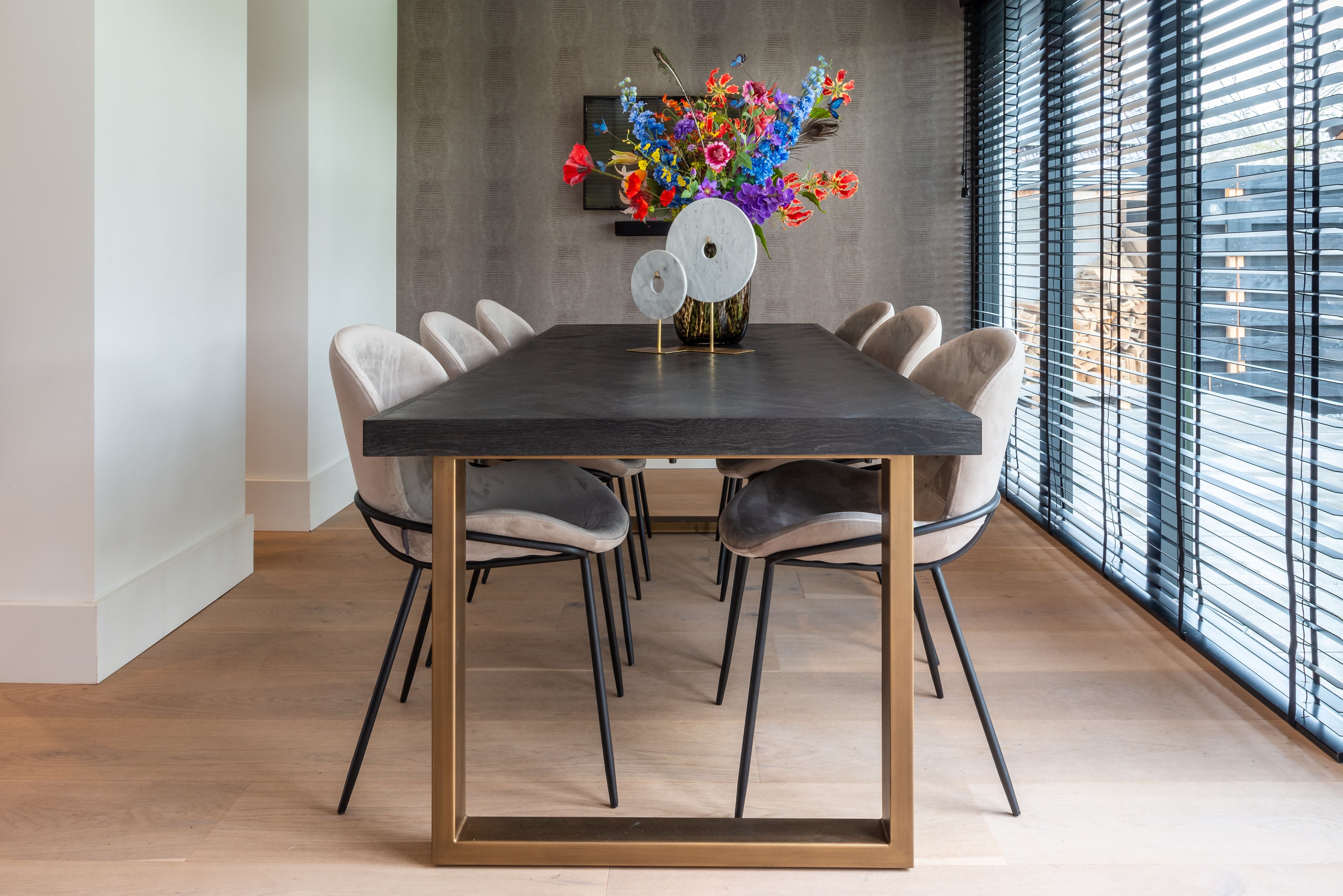 Arundel Brass Dining Table - Pavilion Interiors