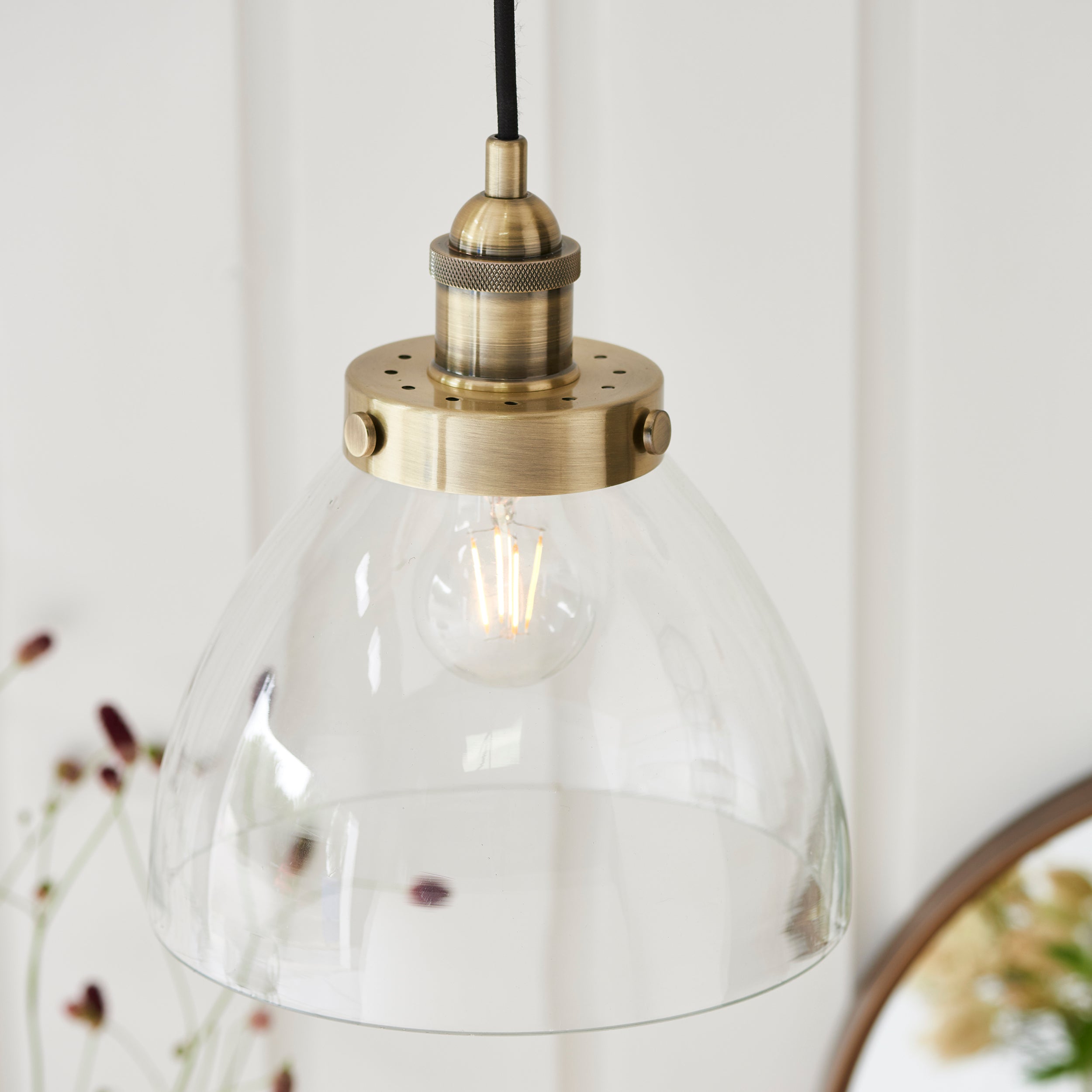 Hansen Pendant - Brass