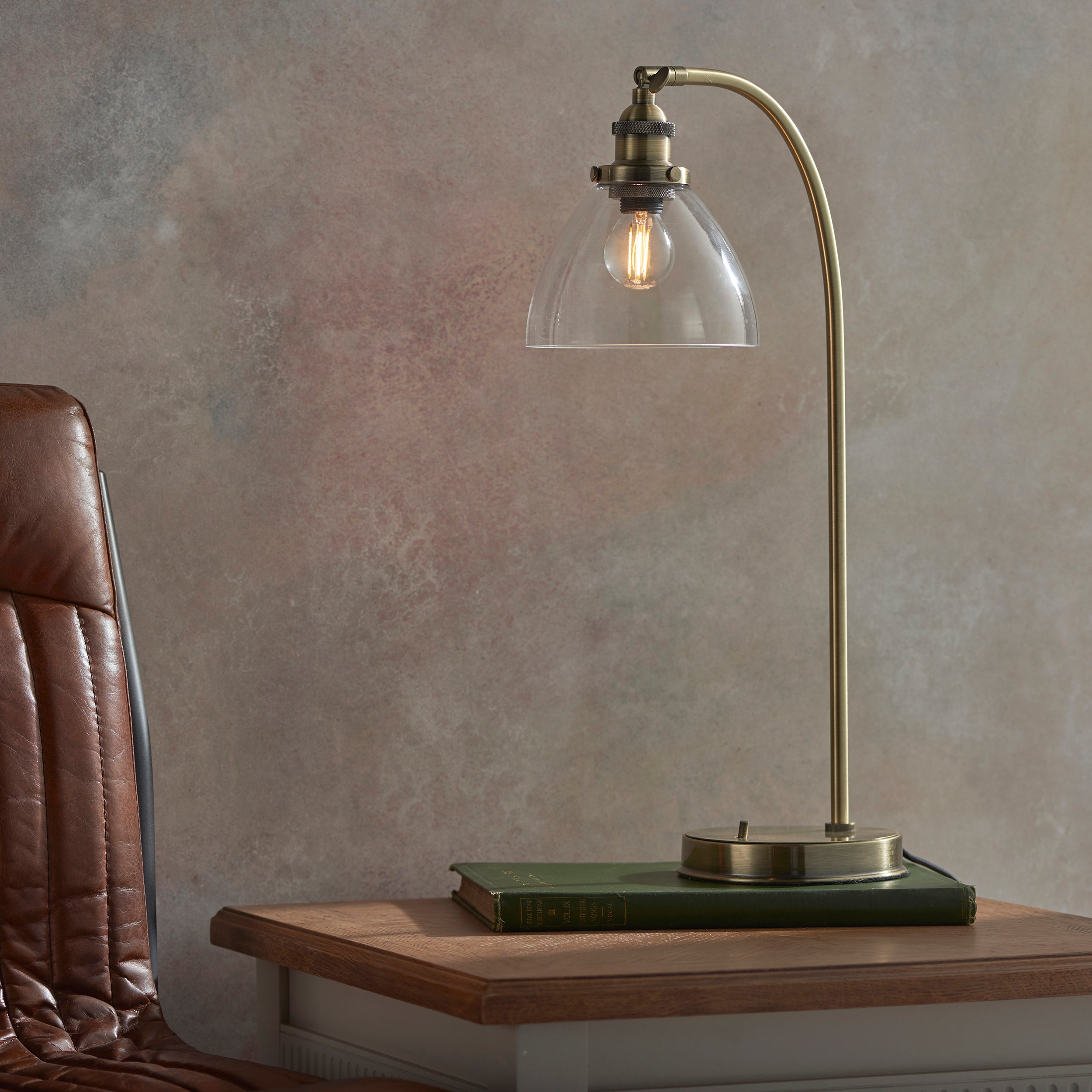 Hansen Task Table Lamp - Brass