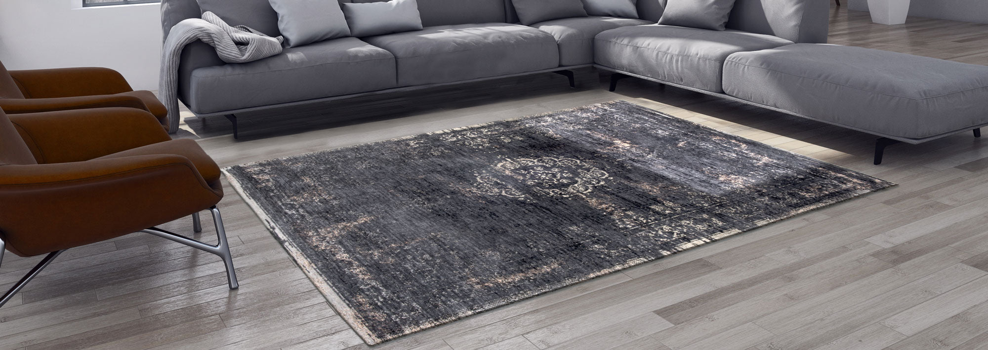 Louis De Poortere Rug - Fading World Collection - Medallion