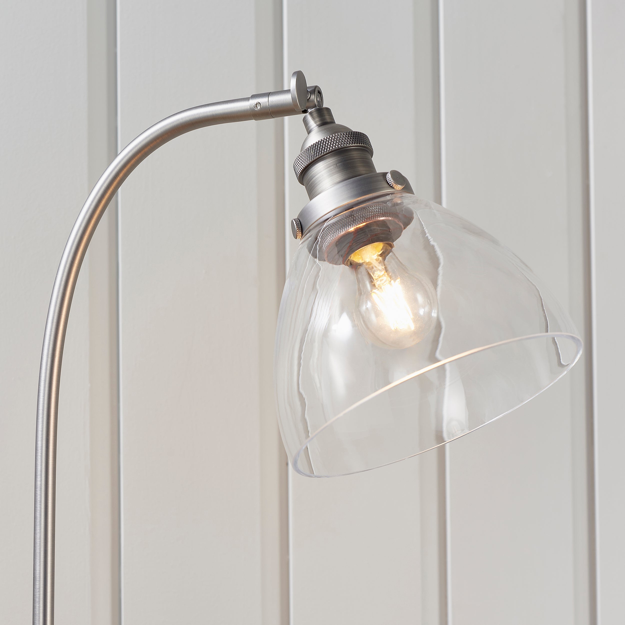Hansen Task Table Lamp - Silver