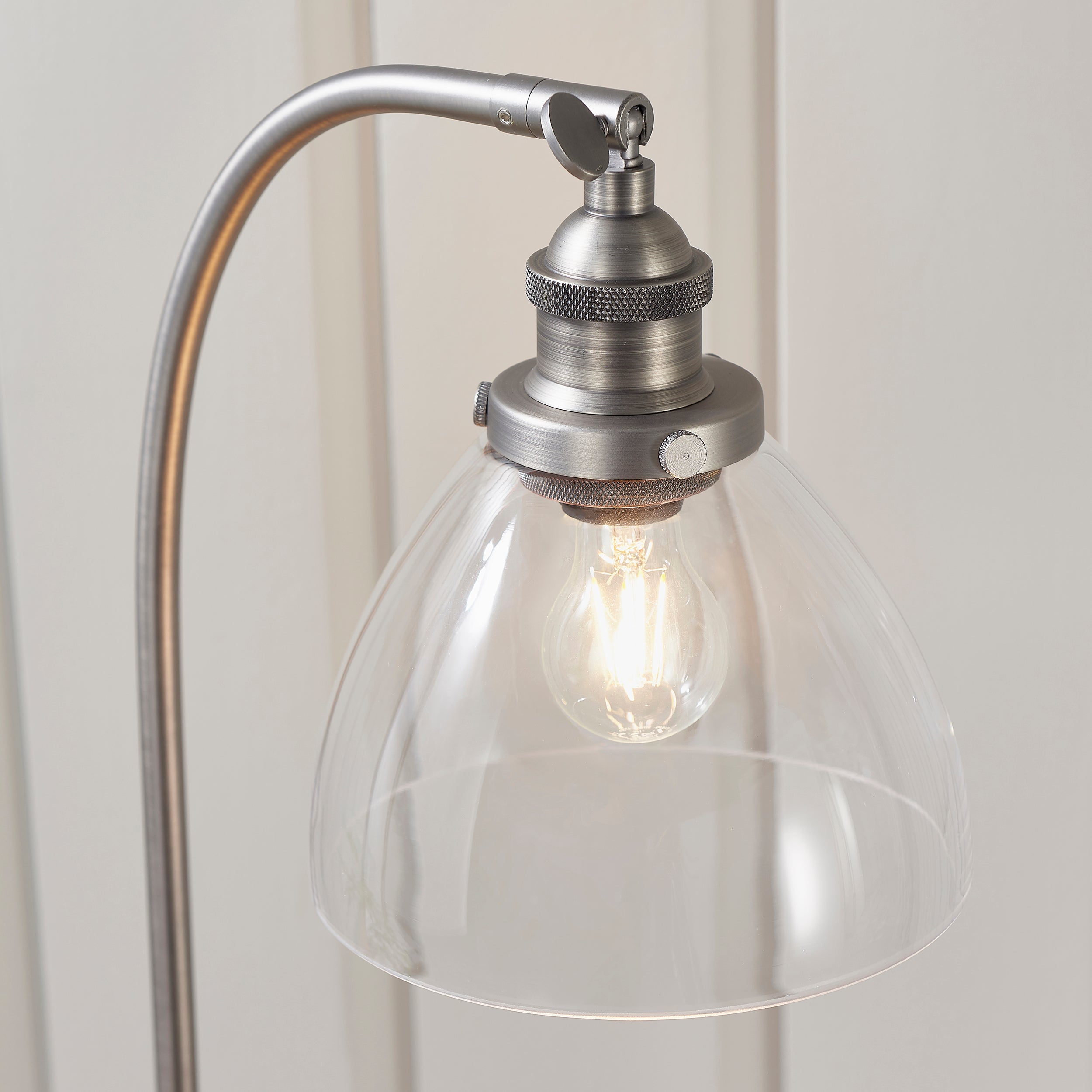 Hansen Task Table Lamp - Silver