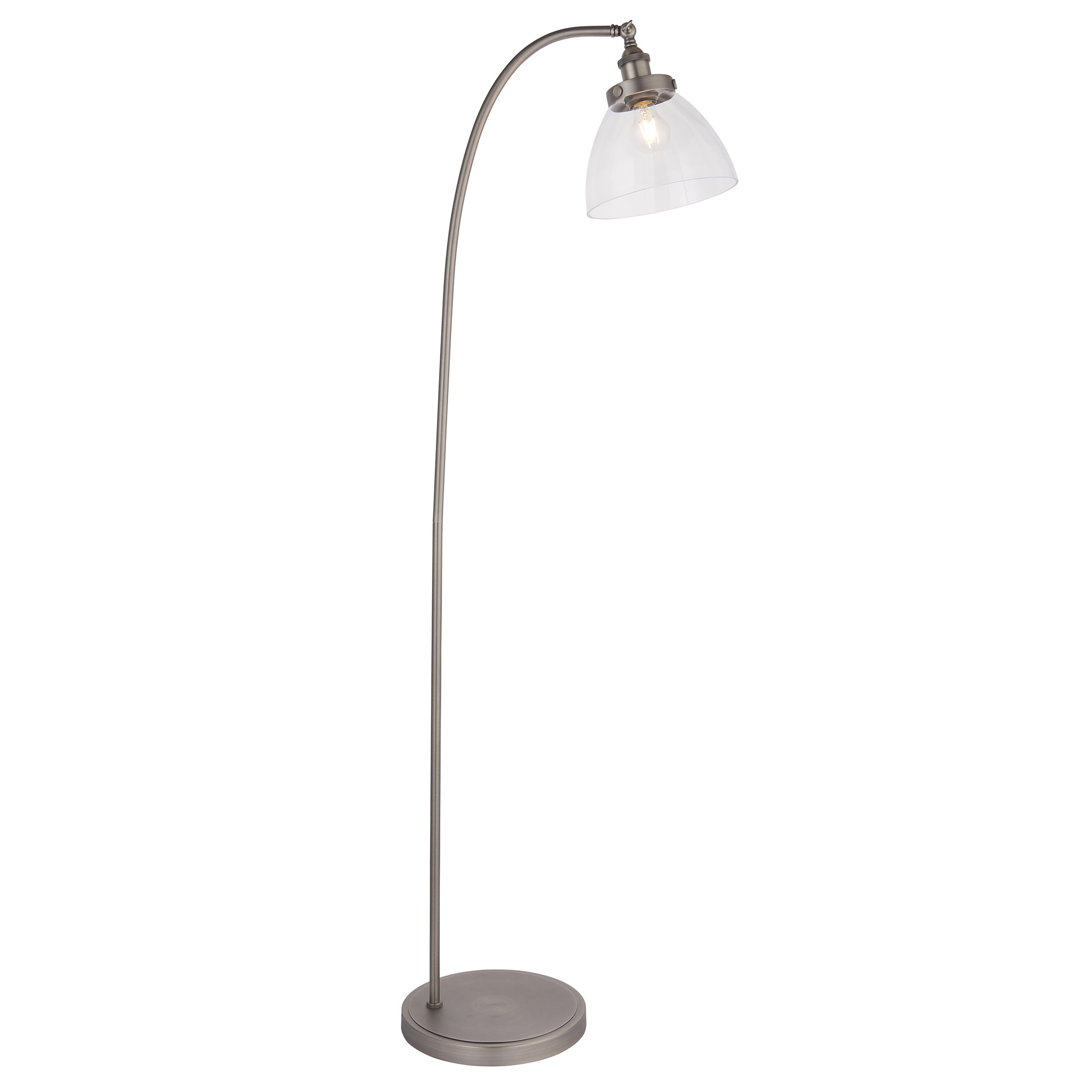 Hansen Task Floor Lamp - Silver