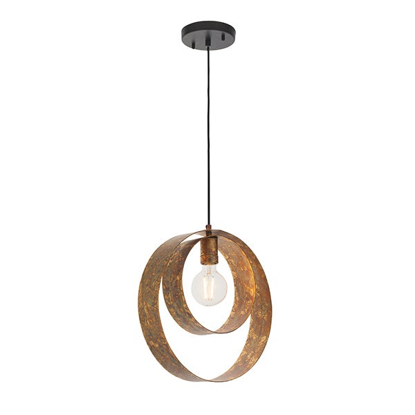 Gold Patina Pendant Lamp - Pavilion Interiors