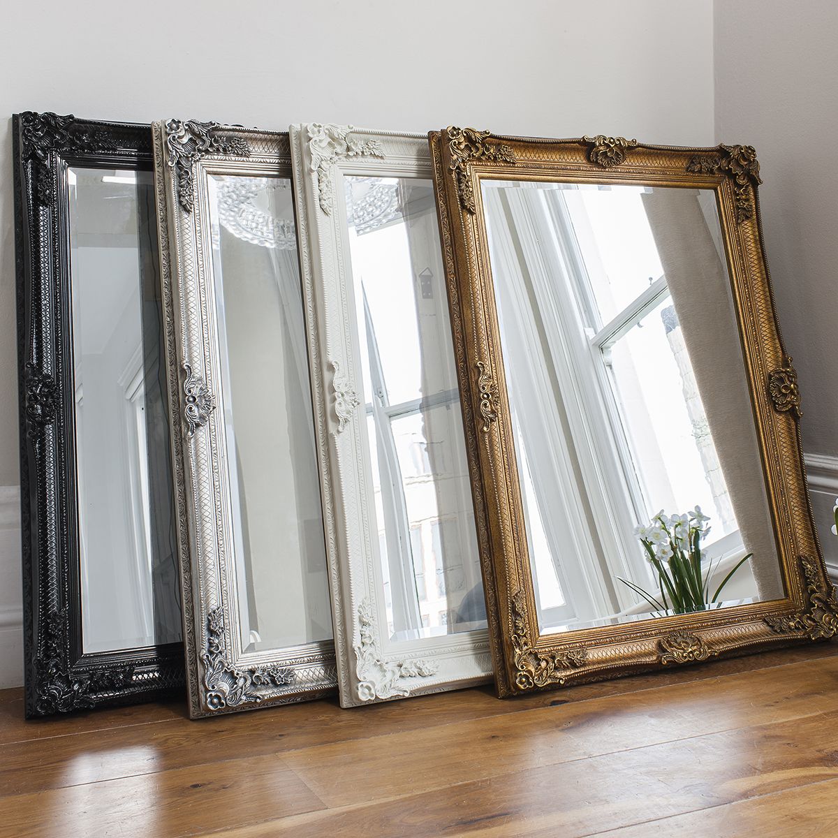 Ornate Rectangle Mirror - Pavilion Interiors