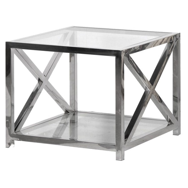Argento X Frame Lamp Table
