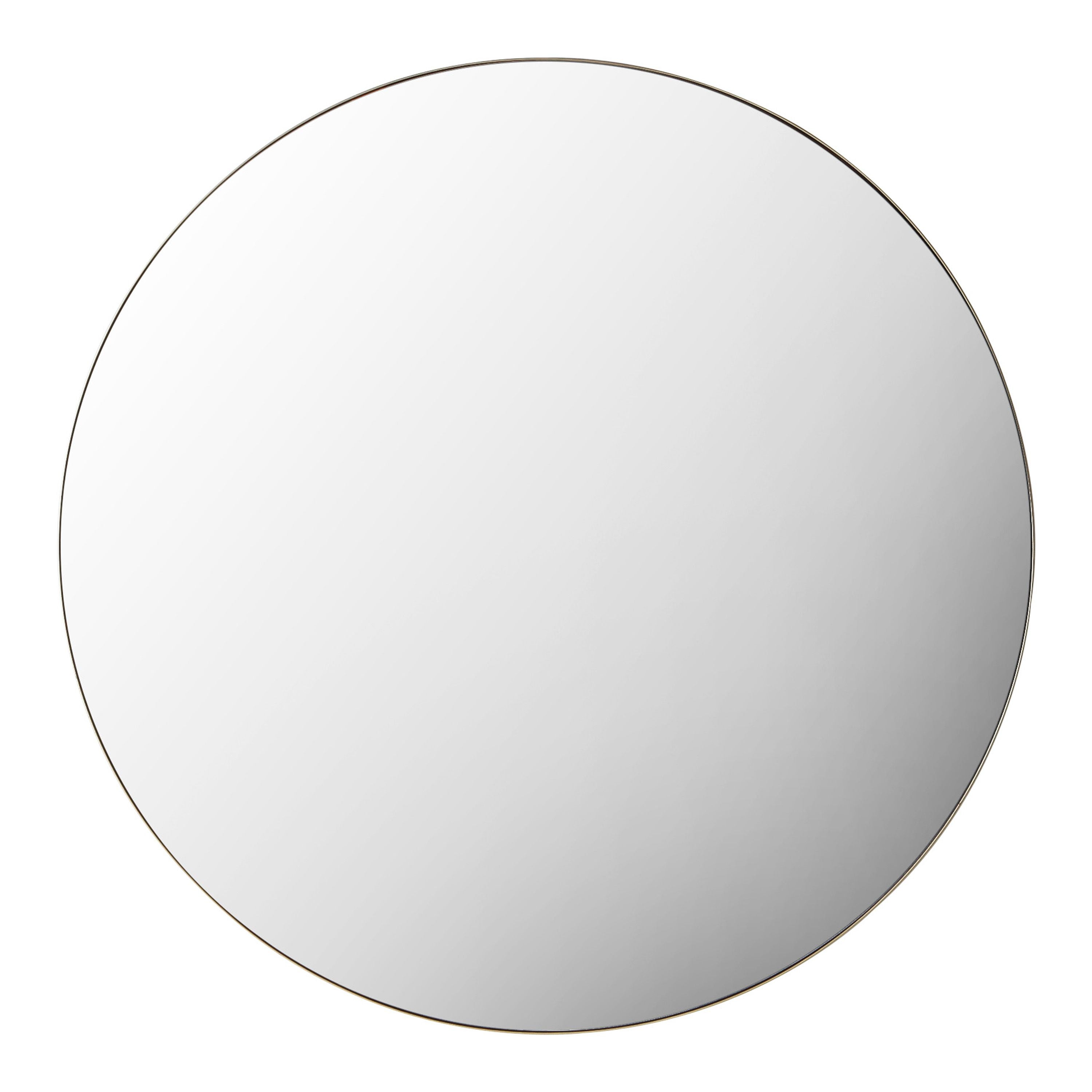 Slim Frame Round Mirror - Pavilion Interiors