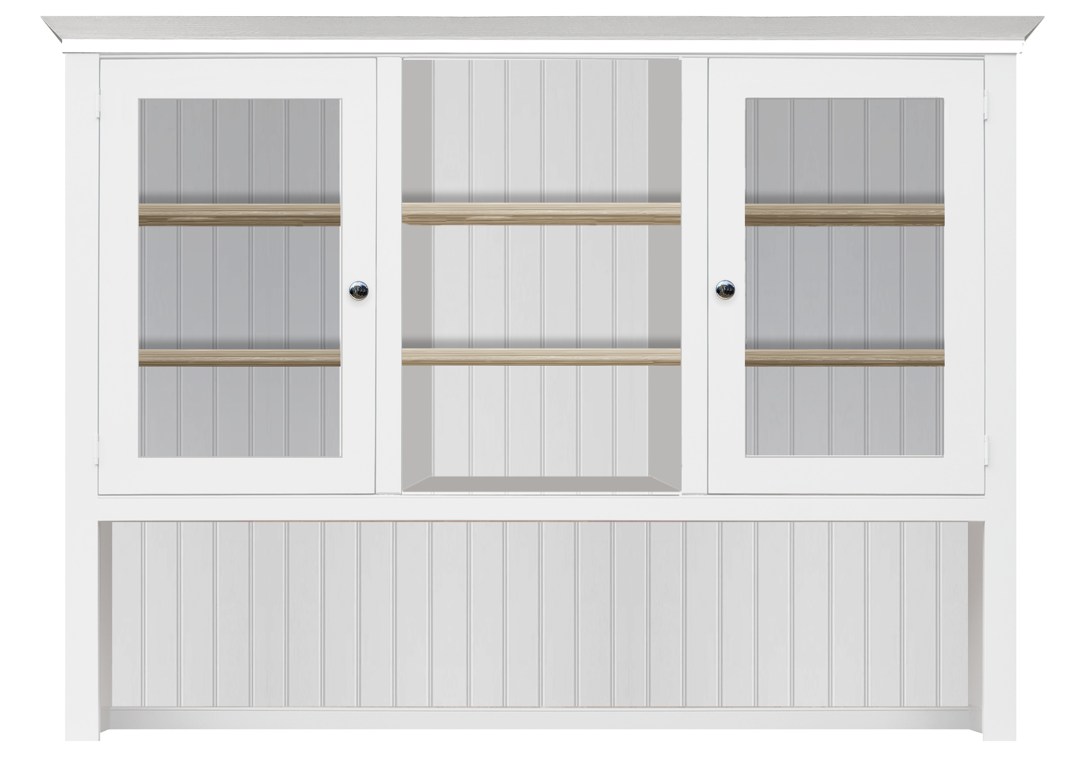 Hardwick Semi Glazed Open Dresser Top for Medium Sideboard