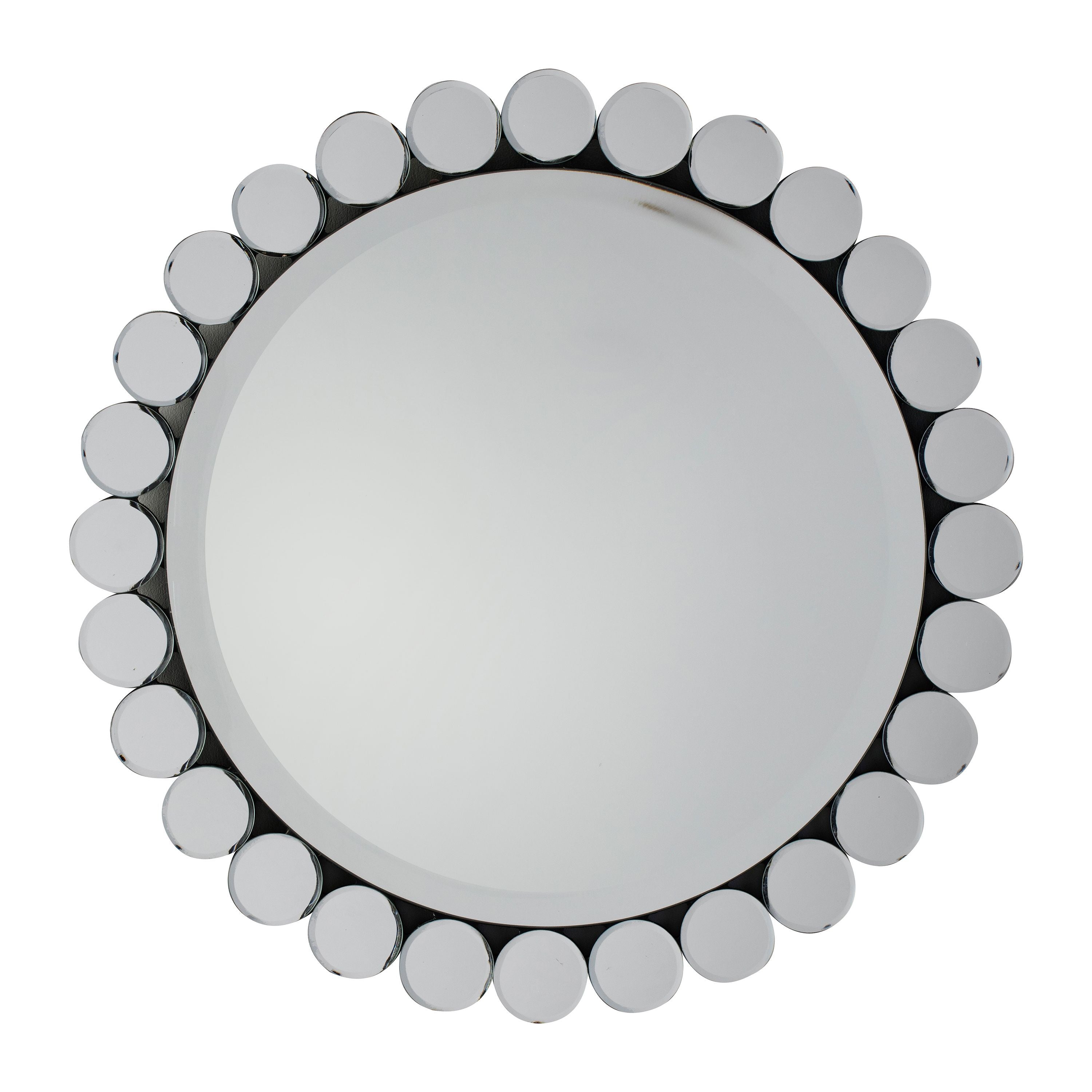Mirrored Circles Round Mirror - Small - Pavilion Interiors