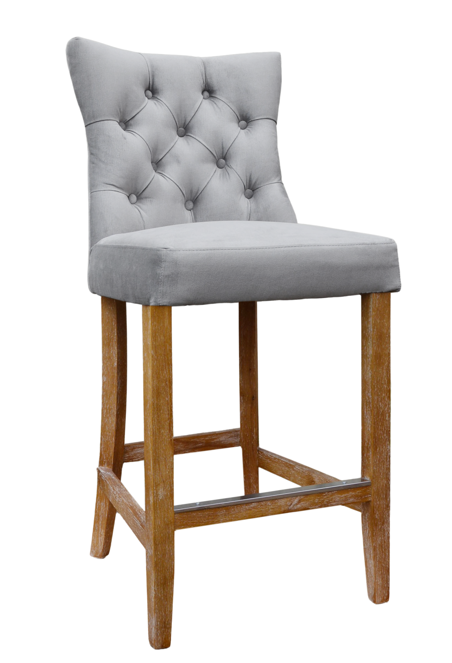 Pavilion Fan Back Bar Stool