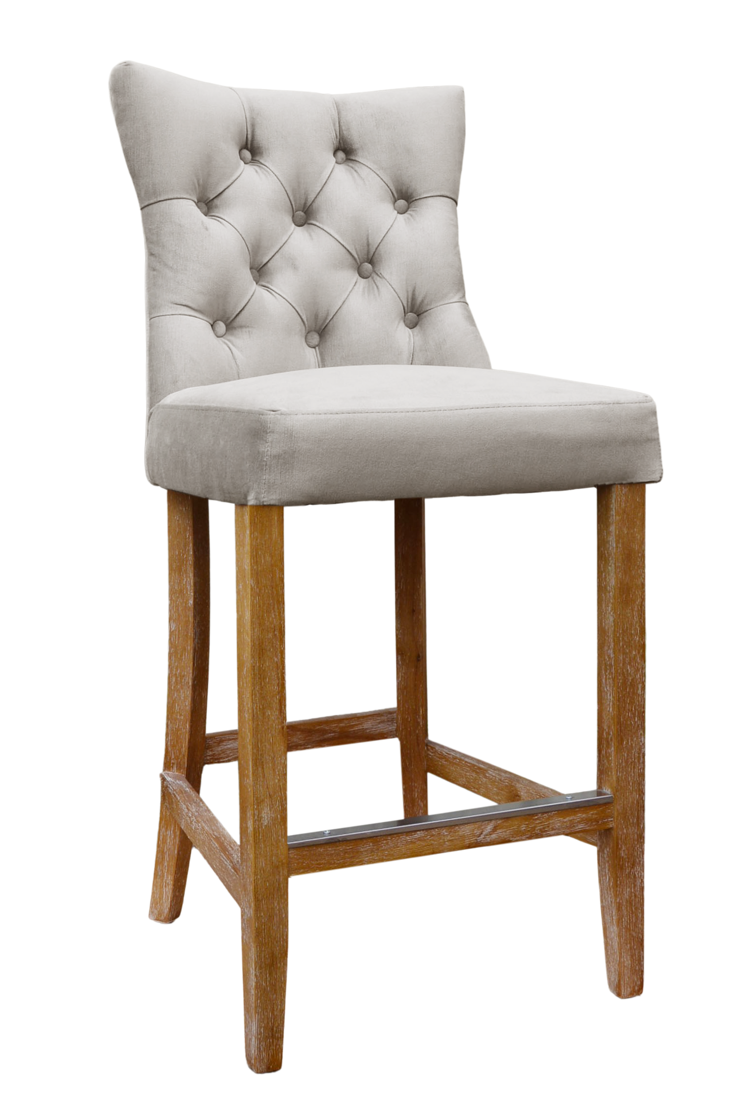 Pavilion Fan Back Bar Stool