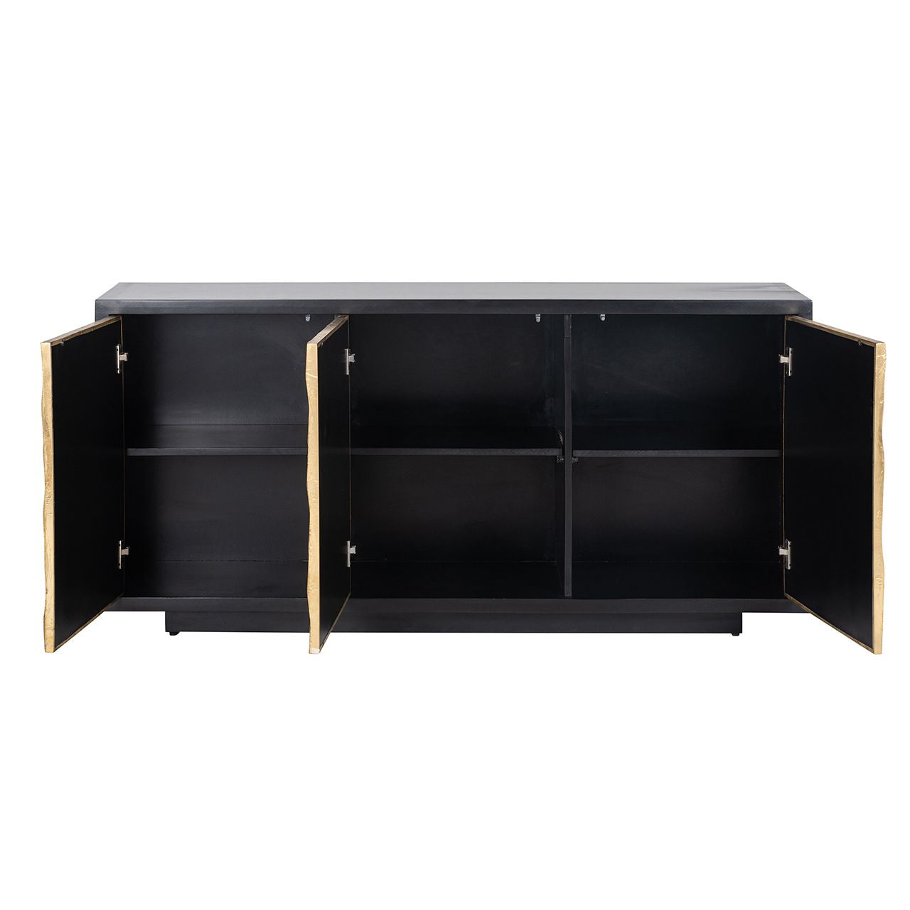 Gold & Black Framed Sideboard