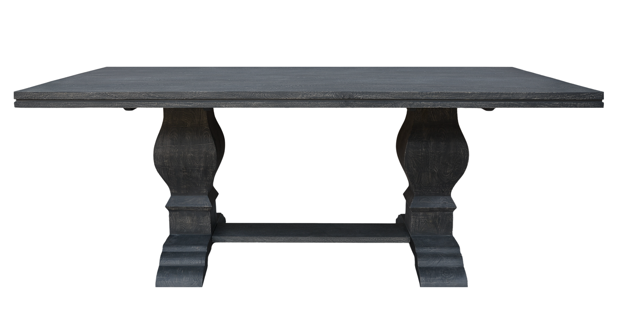 Greywell Dining Table with Wooden Pedestal