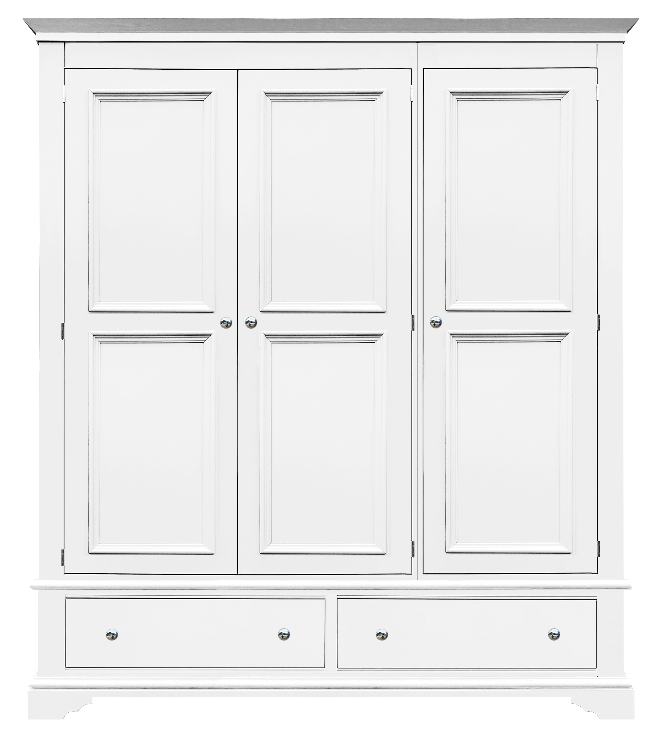 Hardwick Triple Wardrobe with 2 Drawers