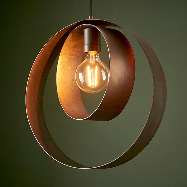 Bronze Patina Pendant Lamp - Pavilion Interiors