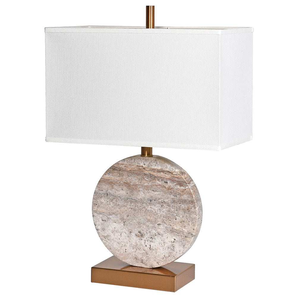 Dark Marble Bronze Lamp