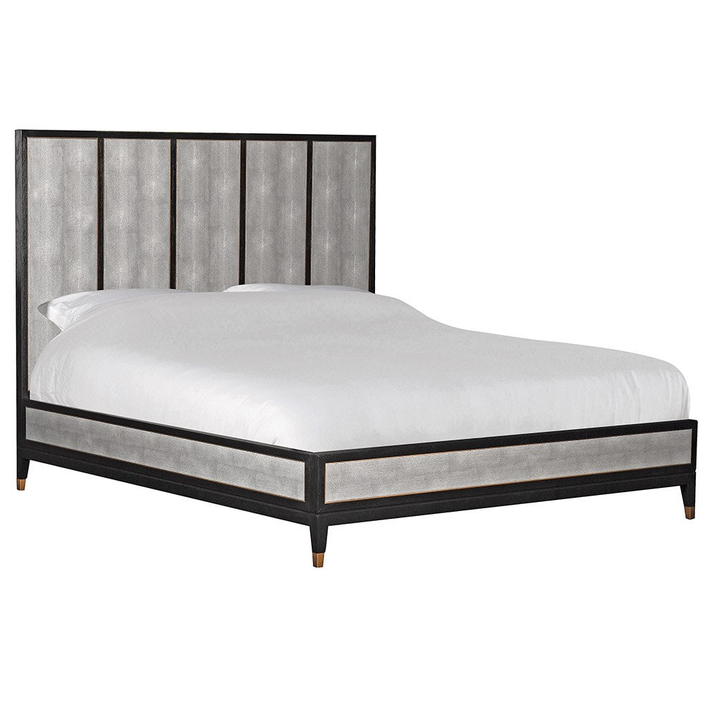 Tokyo Oak & Shagreen 6ft King Size Bed