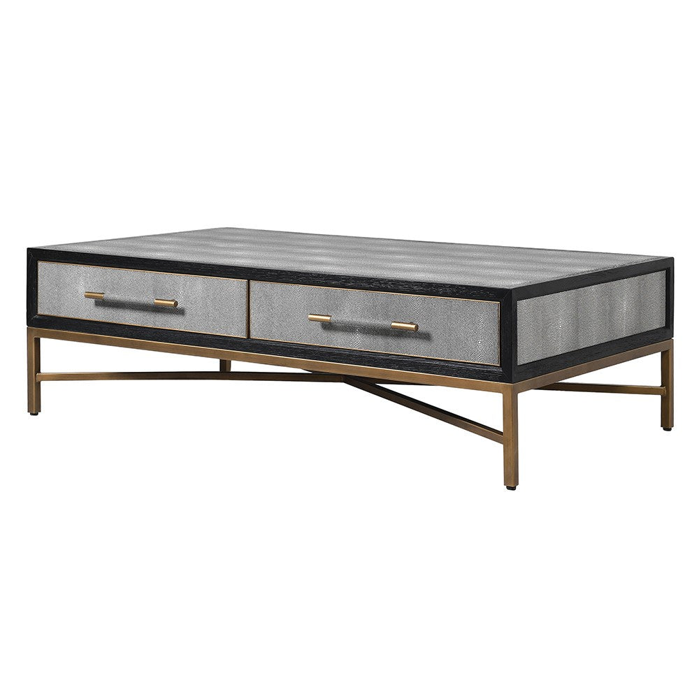 Tokyo Oak & Shagreen Coffee Table