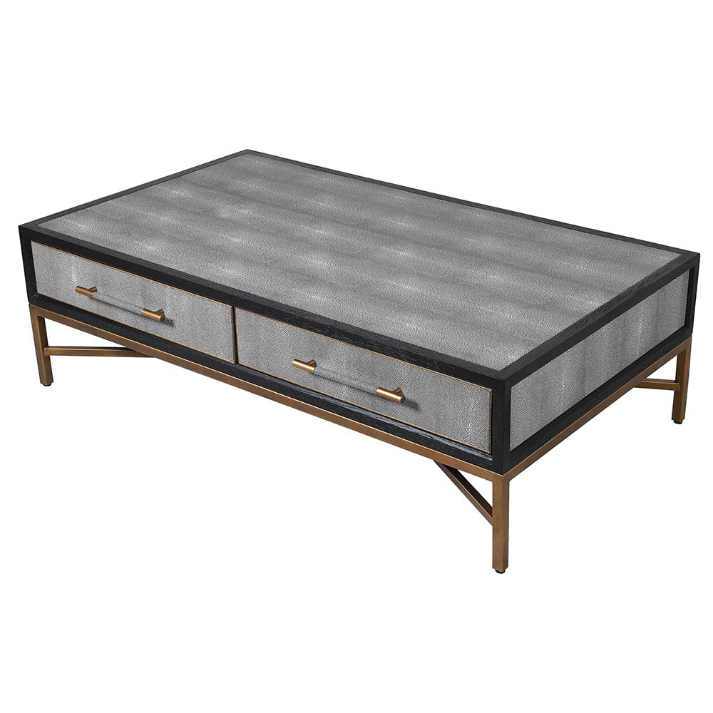 Tokyo Oak & Shagreen Coffee Table