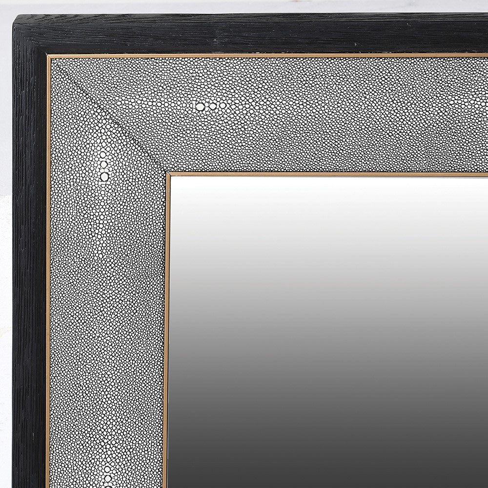 Tokyo Oak & Shagreen Wall Mirror