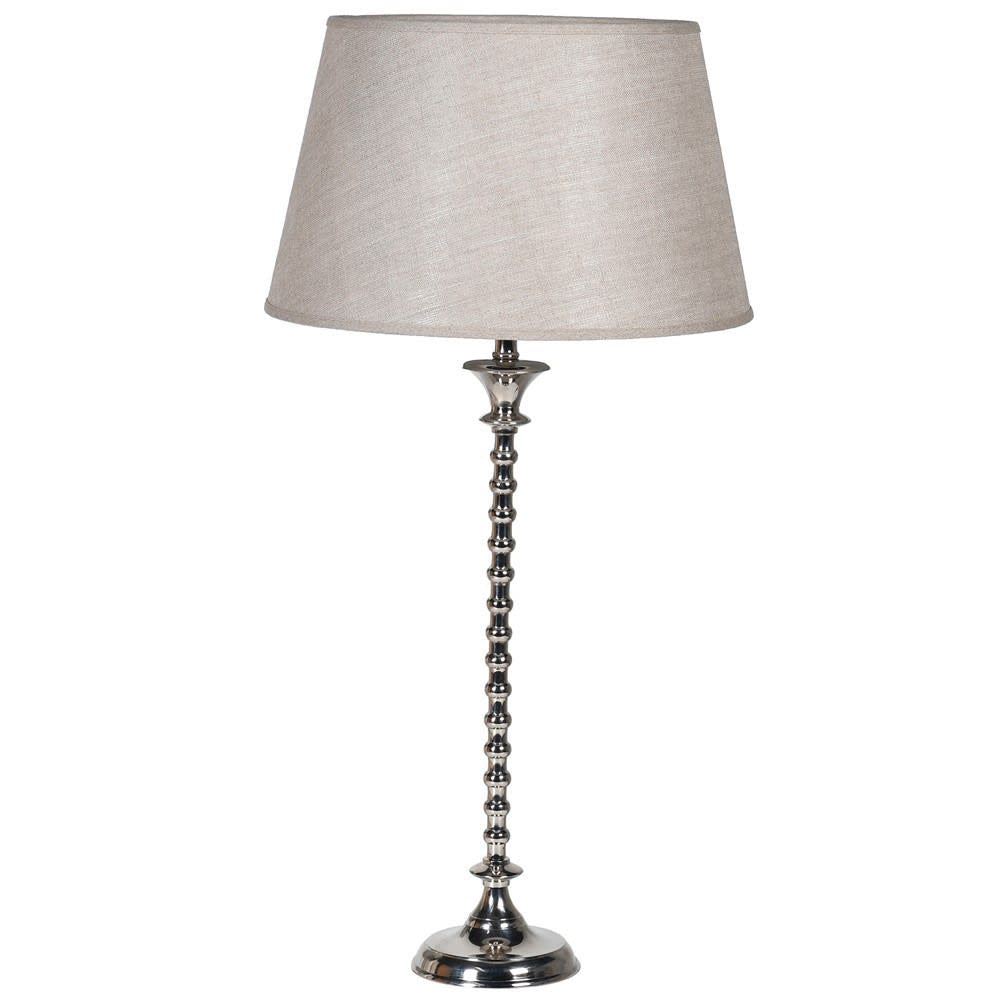 Slim Nickel Lamp - Pavilion Interiors
