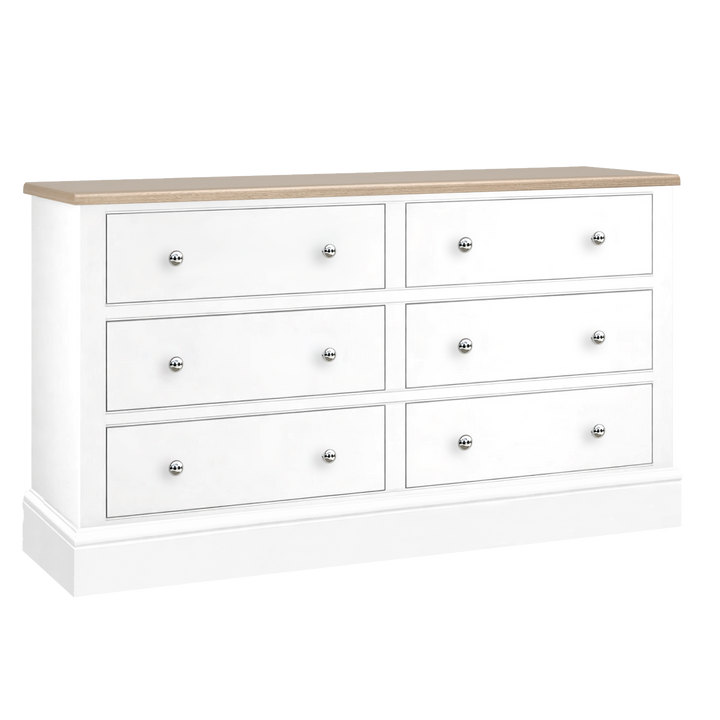Hardwick 6 Drawer Low Chest of Drawers