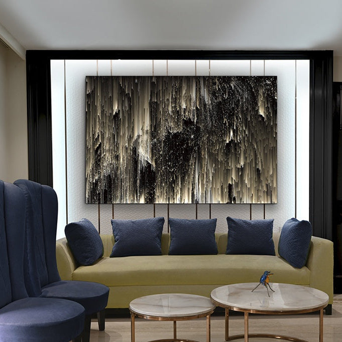 Aurora Boreal Glass Artwork