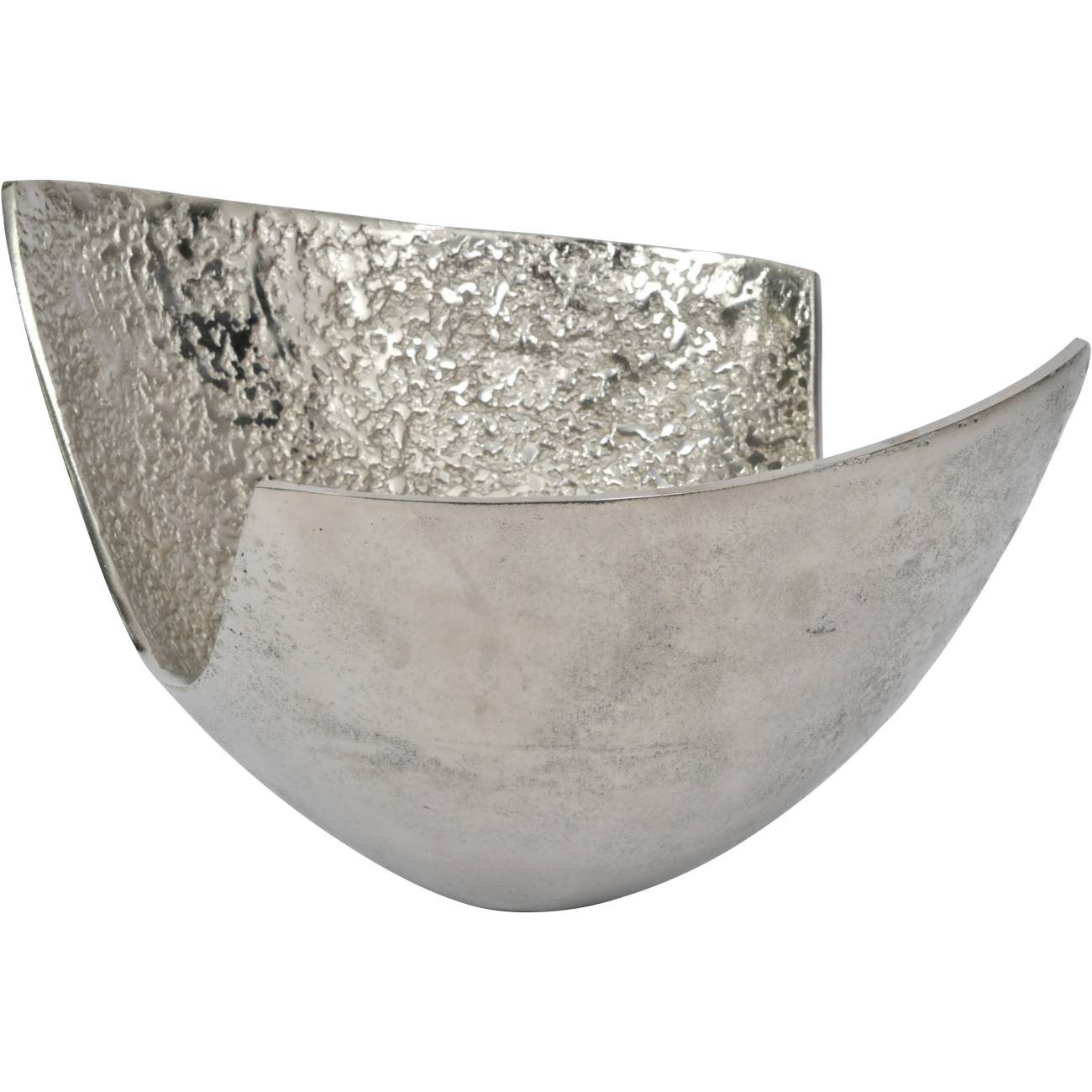 Iconic Elements Silver Aluminium Bowl