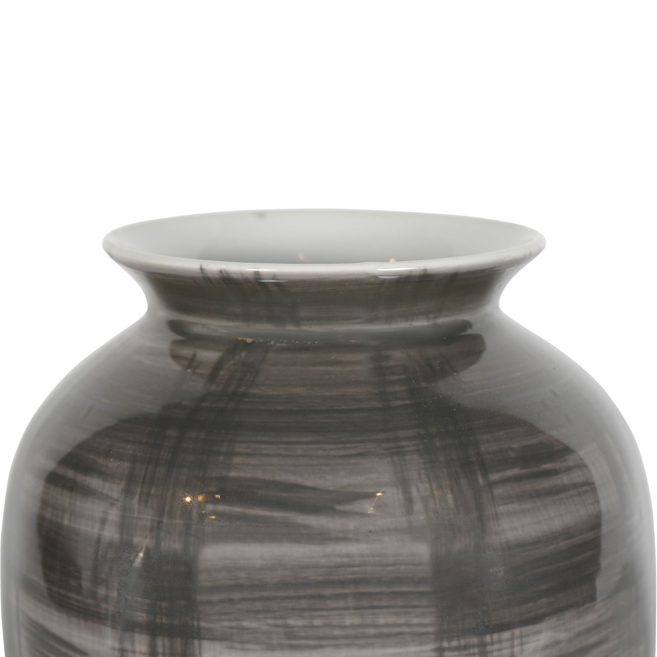 Crosshatch Ceramic Vase 34cm