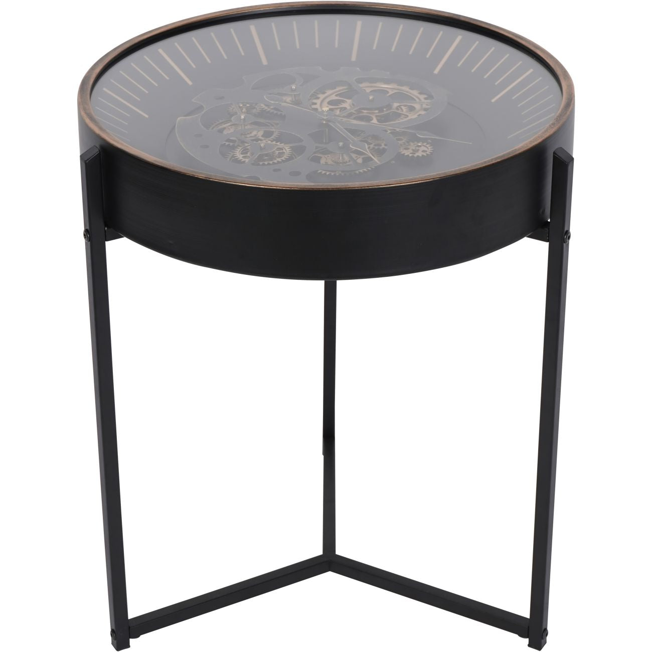 Palladium Side Table with moving dials