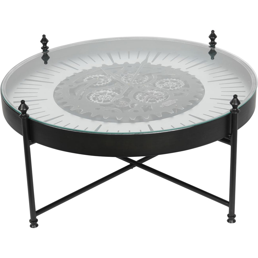 Palladium Coffee Table Black &amp; Nickel