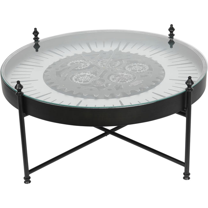 Palladium Coffee Table Black &amp; Nickel