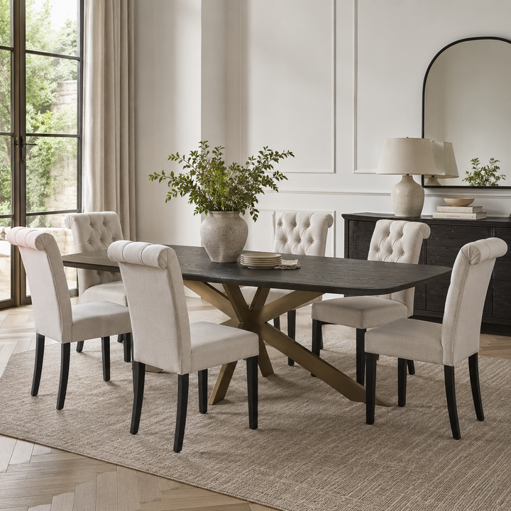 The Amberley Danish Oval Dining Table