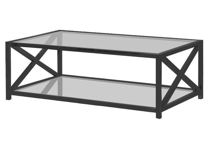 Argento X Frame Coffee Table - Painted