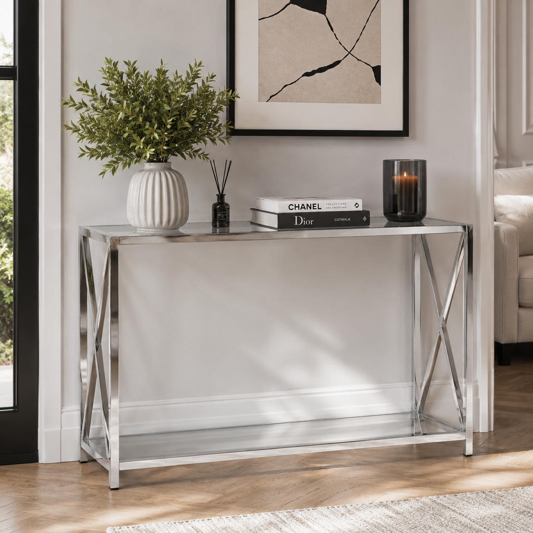 Argento X-Frame Console Table