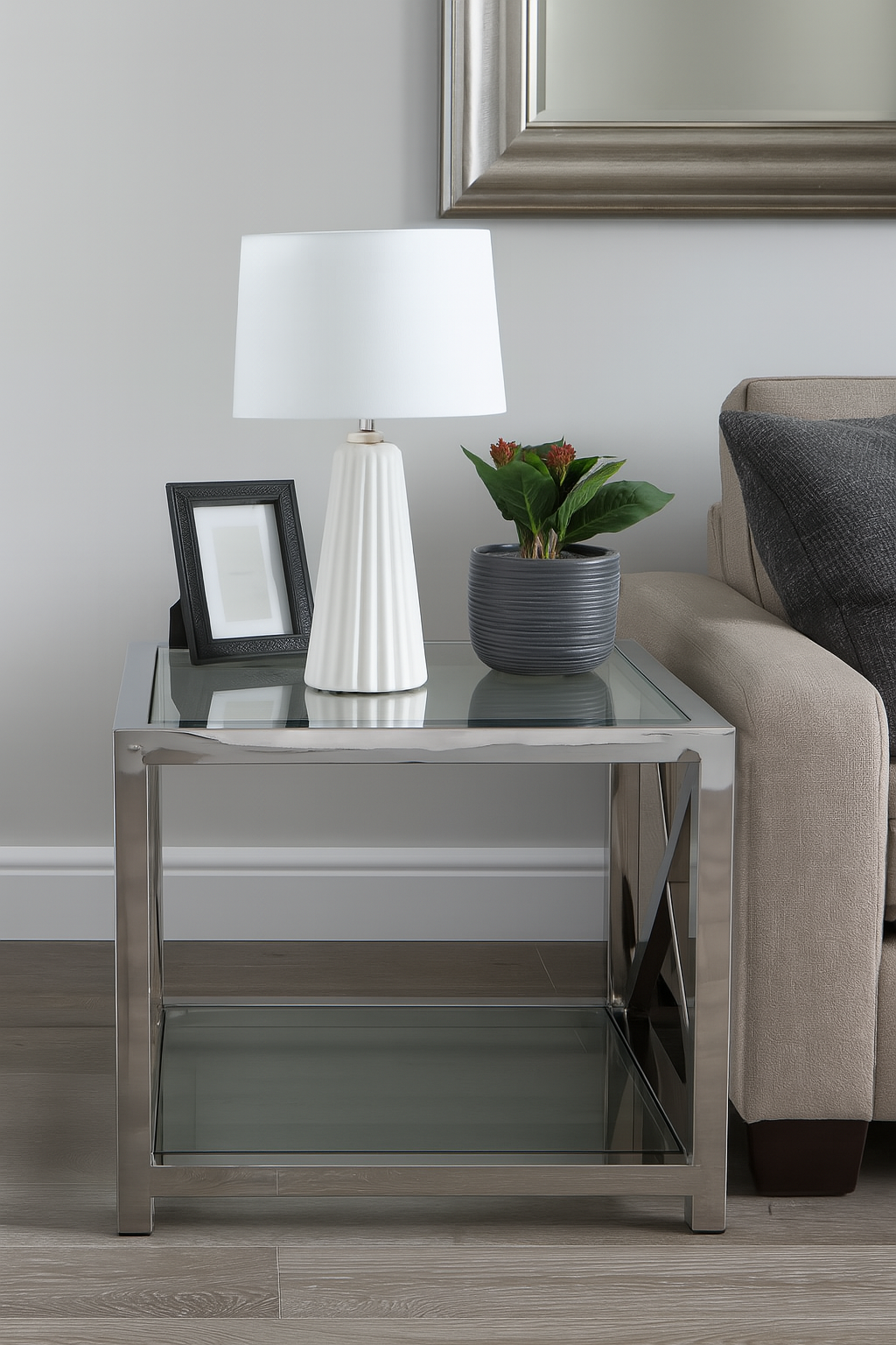 Argento Lamp Table